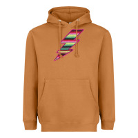 Meerkat Pink Serape Lightning Heavyweight Hoodie - Bettercallsaul