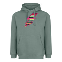 Sage Pink Serape Lightning Heavyweight Hoodie - Bettercallsaul