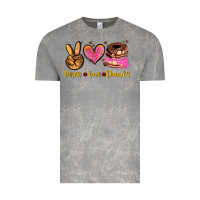 Cloud Rock peace love donuts Vintage Tee - AdoDesignShop