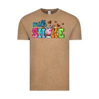 Vintage Coffee milk shake with chocolate heart Vintage Tee - AdoDesignShop