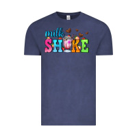 Vintage Denim milk shake with chocolate heart Vintage Tee - AdoDesignShop