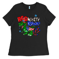 Black red white rawr billie wilder Ladies Tee - texasbilliewilder