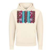 Vintage Artic valentines day leopard rose glitter brush stoke Vintage Hoodie - JahusDesignShop