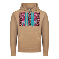 Vintage Coffee valentines day leopard rose glitter brush stoke Vintage Hoodie - JahusDesignShop