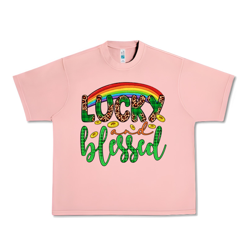 Western St. Patrick's Rainbow Lucky And Blessed Urban Heavy Tee by Artiststas | Teevron