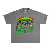 Tornado Western St. Patrick's Rainbow Lucky And Blessed Urban Heavy Tee - Artiststas