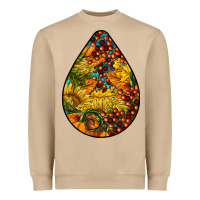 Mushroom Fall Teardrop Heavyweight Sweatshirt - LillyAllenDesigns