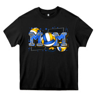Black mom volleyball Heavy Core Tee - Zillion Design Studio