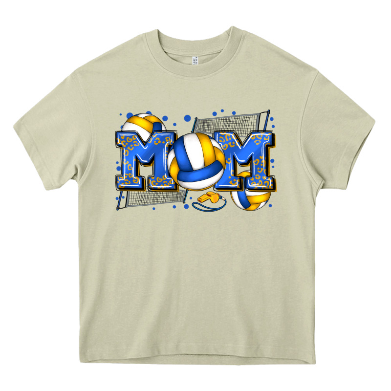 Mom Volleyball Heavy Core Tee by Zillion Design Studio | Teevron