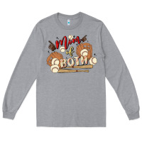 Heather Grey mama of both Long Sleeve Tee - MaliasSmallBusiness