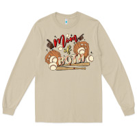 Mushroom mama of both Long Sleeve Tee - MaliasSmallBusiness