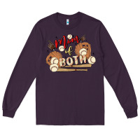 Plum mama of both Long Sleeve Tee - MaliasSmallBusiness