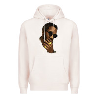 Pale Pink black man Premium Hoodie - NancyCooperArtShop