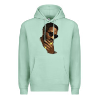 Seafoam black man Premium Hoodie - NancyCooperArtShop