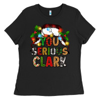 Black you serious clark Ladies Tee - Zillion Design Studio