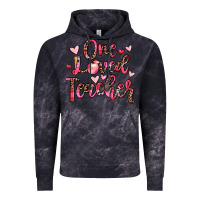 Cloud Black one loved teacher Vintage Hoodie - JahusDesignShop