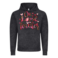 Vintage Black one loved teacher Vintage Hoodie - JahusDesignShop