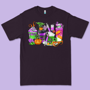 Halloween Nurse Coffee Cups Premium Tee Designed By Texasbilliewilder