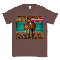Chestnut western horse serape  leather leopard Classic Tee - BarkalooDesign
