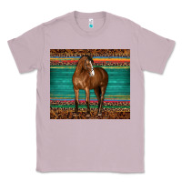 Lilac western horse serape  leather leopard Classic Tee - BarkalooDesign