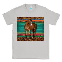 Moon Dust western horse serape  leather leopard Classic Tee - BarkalooDesign