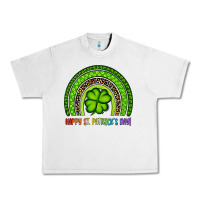 Lunar Rock Happy St. Patrick's Day Shamrock Rainbow Urban Heavy Tee - Artiststas
