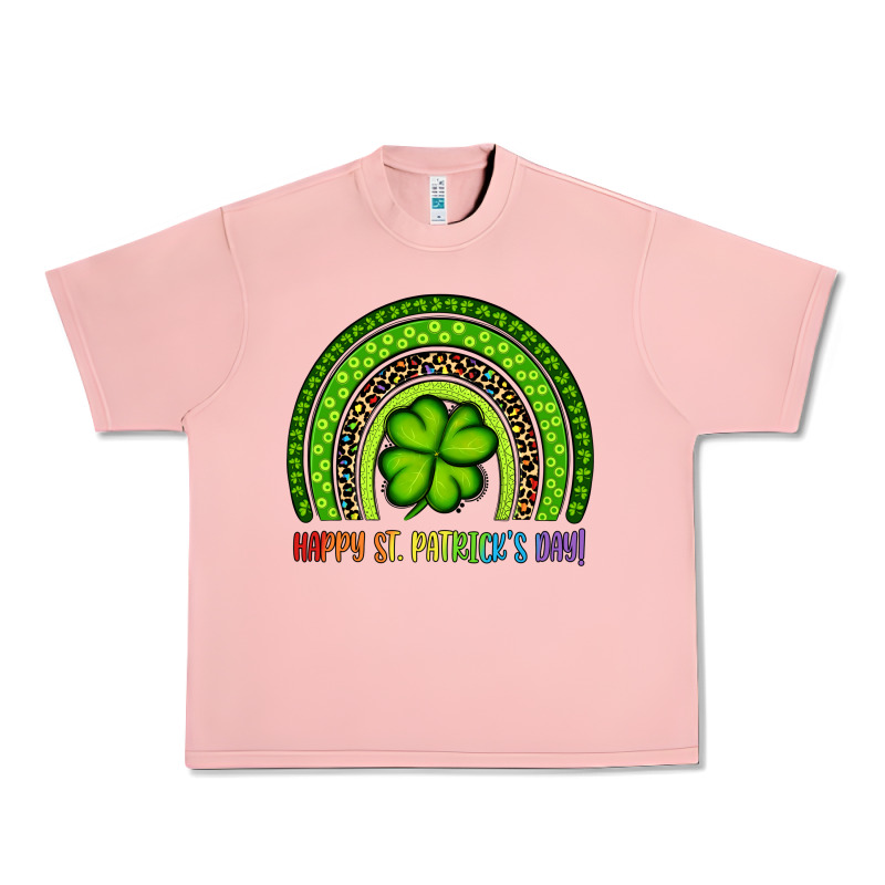 Happy St. Patrick's Day Shamrock Rainbow Urban Heavy Tee by Artiststas | Teevron