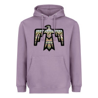 Lavender Western Green Aztec Thunderbird Heavyweight Hoodie - Bettercallsaul
