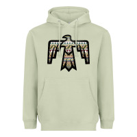 Matcha Western Green Aztec Thunderbird Heavyweight Hoodie - Bettercallsaul