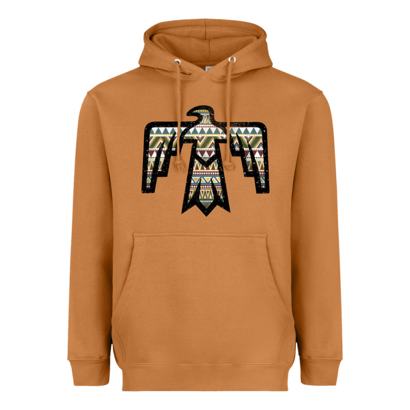 Western Green Aztec Thunderbird Heavyweight Hoodie by Bettercallsaul | Teevron