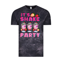 Cloud Black its shake party with milkshake Vintage Tee - AdoDesignShop