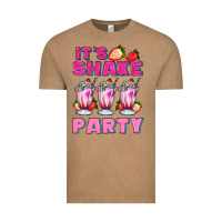 Vintage Coffee its shake party with milkshake Vintage Tee - AdoDesignShop