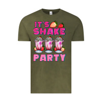 Vintage Olive its shake party with milkshake Vintage Tee - AdoDesignShop