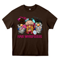 Chocolate Brown hair whisperers Heavy Core Tee - BarkalooDesign
