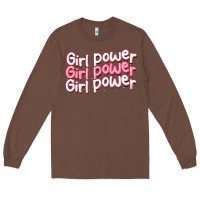 Chestnut girl power Long Sleeve Tee - MaliasSmallBusiness