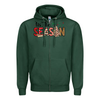 Sports Green tis the season christmas debbie cake Zipper Hoodie - MaliasSmallBusiness