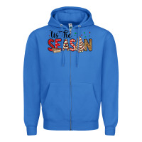 True Royal tis the season christmas debbie cake Zipper Hoodie - MaliasSmallBusiness