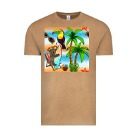 Vintage Camel tropical animals seamless pattern Vintage Tee - BundleAndBundleShop