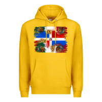 Lemon Mexican and Puerto Rico Flag Premium Hoodie - texasbilliewilder