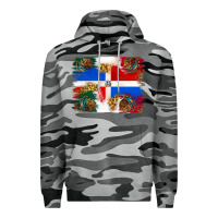 Slate Camo Mexican and Puerto Rico Flag Premium Hoodie - texasbilliewilder