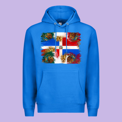Mexican And Puerto Rico Flag Premium Hoodie Designed By Texasbilliewilder