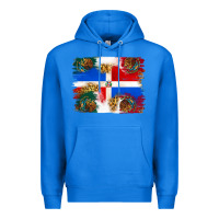 True Royal Mexican and Puerto Rico Flag Premium Hoodie - texasbilliewilder