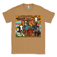 Toasted Coconut Farm Animals On An Old Wagon Classic Tee - LillyAllenDesigns
