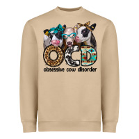 Mushroom ocd obsessive cow disorder Heavyweight Sweatshirt - Jasminsmagicworld