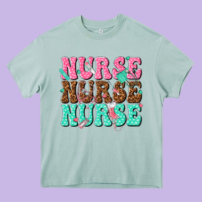 Nurse Nurse Nurse Heavy Core Tee Designed By Texasbilliewilder