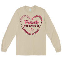 Mushroom side by or miles apart friends will always be conn Long Sleeve Tee - MaliasSmallBusiness