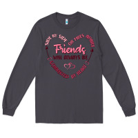 Smoke side by or miles apart friends will always be conn Long Sleeve Tee - MaliasSmallBusiness