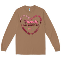 Toasted Coconut side by or miles apart friends will always be conn Long Sleeve Tee - MaliasSmallBusiness