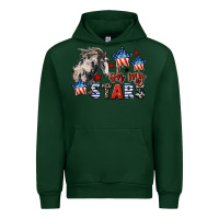 Forest Green Oh my stars horse 4th of july Urban Hoodie - CowGirlArtShop