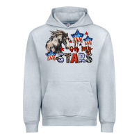 Heather Grey Oh my stars horse 4th of july Urban Hoodie - CowGirlArtShop